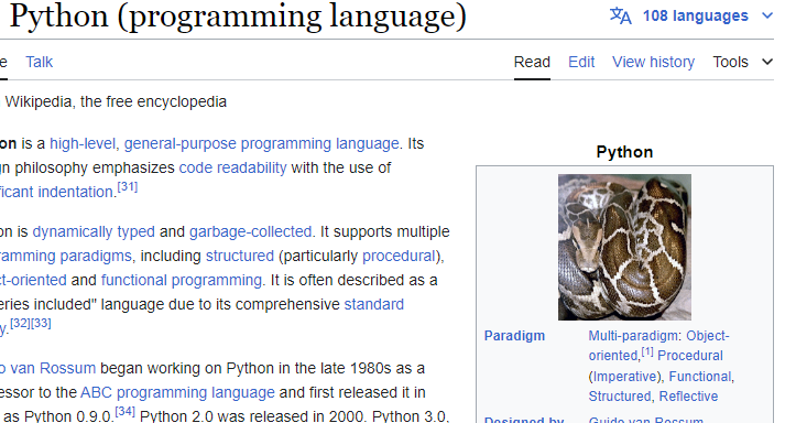 Screenshot from running the above example.